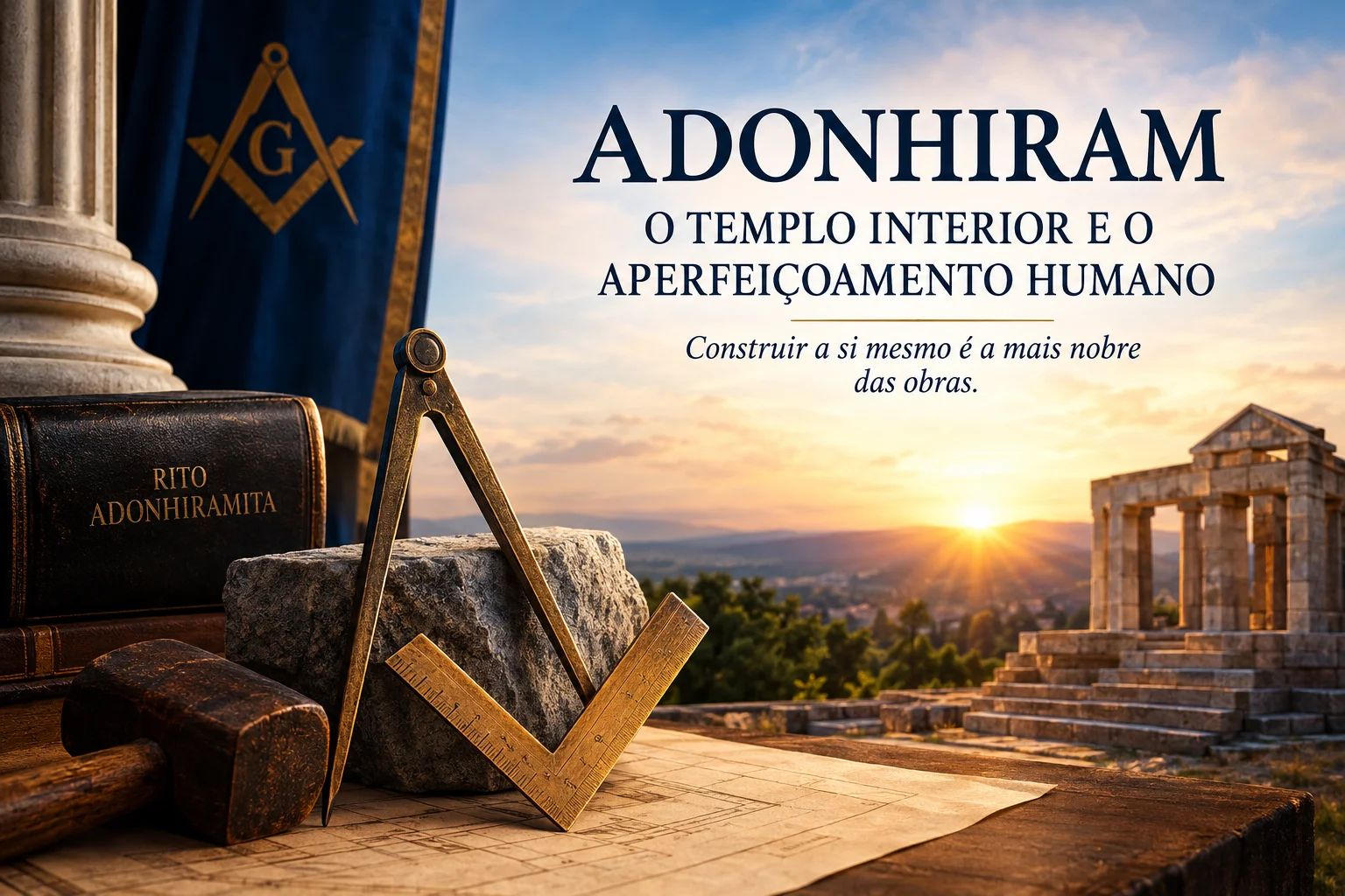 ADONHIRAM: O TEMPLO INTERIOR E O APERFEIÇOAMENTO HUMANO